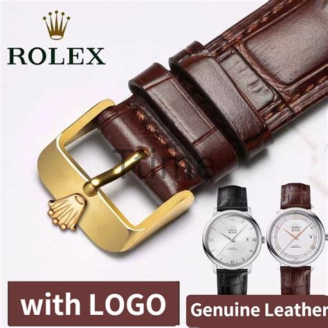 rolex leather strap size|rolex original leather strap.